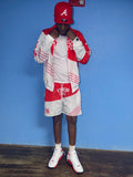 FOREVR RΛRE - Red 2 Piece Windbreaker Set ❤️