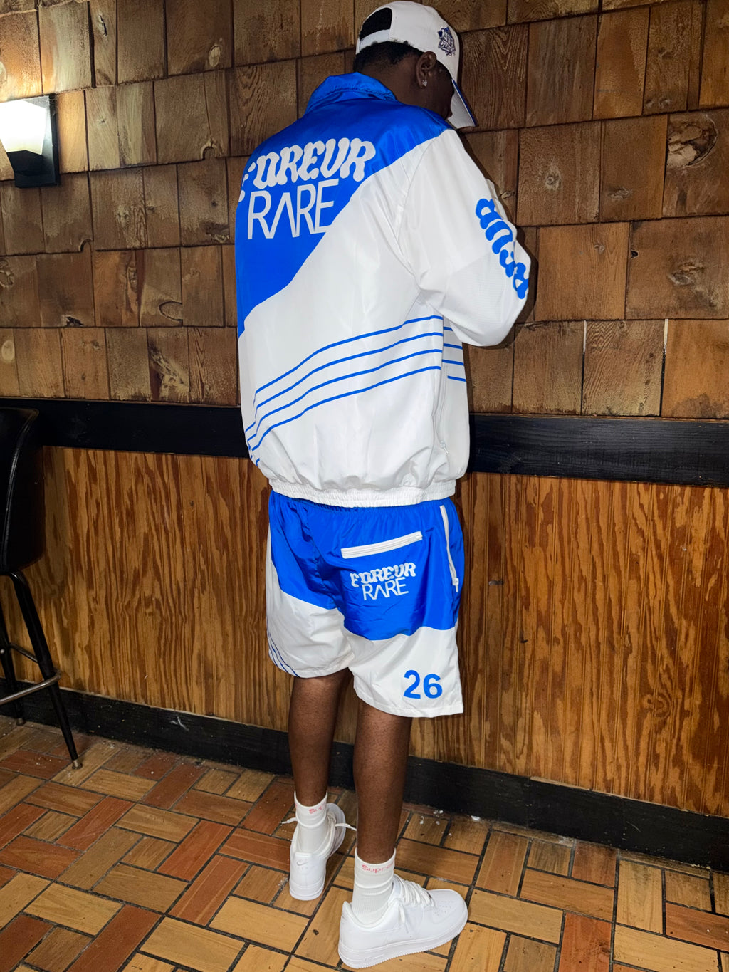 FOREVR RΛRE - Blue 2 Piece Windbreaker Set 💙