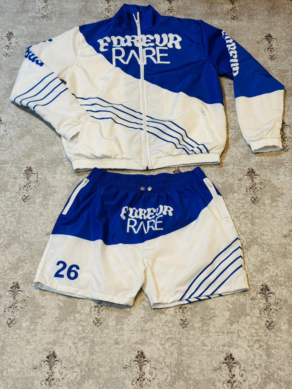 FOREVR RΛRE - Blue 2 Piece Windbreaker Set 💙